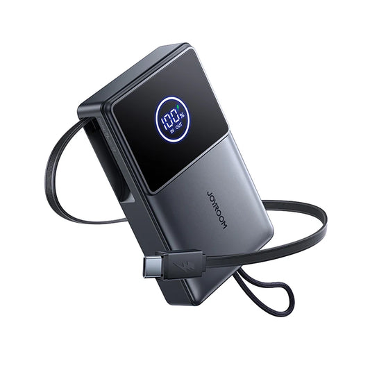 Ulkoinen akku Joyroom JR-PR1, 10000mAh, 22.5W, PD, 2 x USB-C, Harmaa