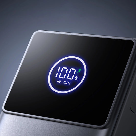 Ulkoinen akku Joyroom JR-PR1, 10000mAh, 22.5W, PD, 2 x USB-C, Harmaa