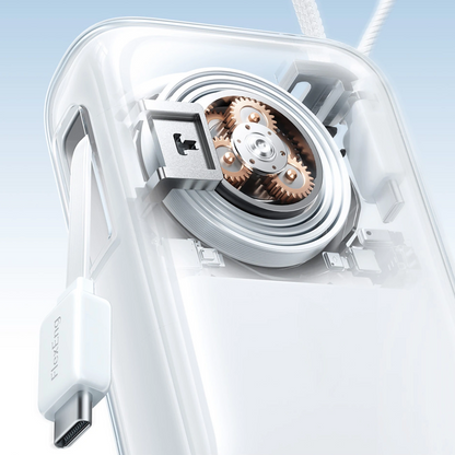 Joyroom JR-PR2L Ulkoinen Akku, 10000mAh, 35W, QC + PD, 1 x Lightning - 1 x USB-C, Valkoinen
