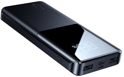 Ulkoinen akku Joyroom JR-QP191, 10000mAh, 22.5W, QC + PD, 1 x USB-C - 2 x USB-A, Musta