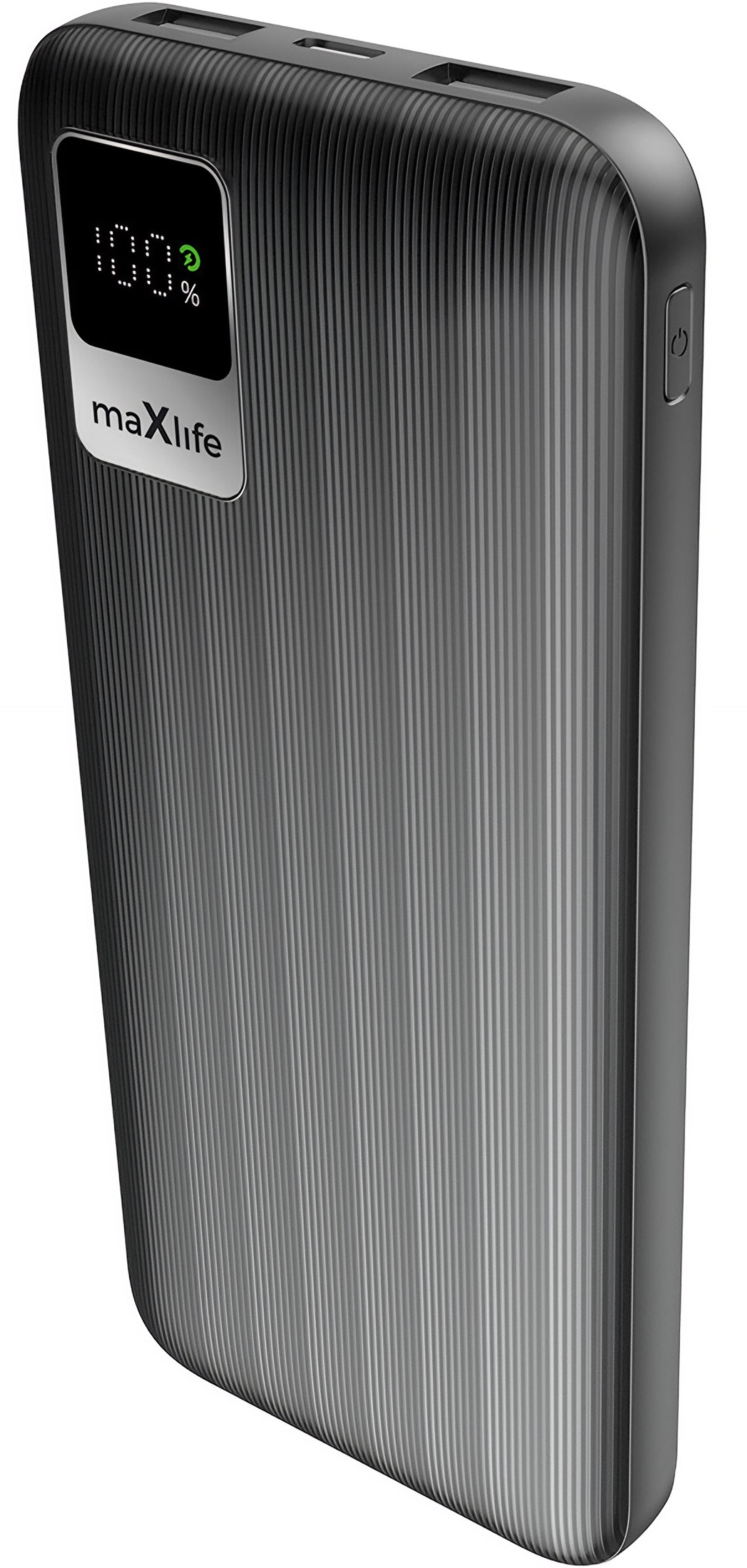MaXlife MXPB-07 External Battery, 10000mAh, 10W, 2 x USB-A, Black