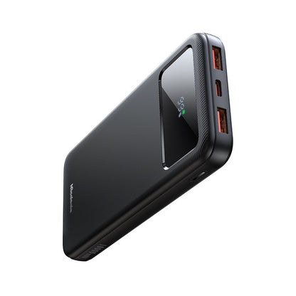 Ulkoinen akku McDodo MC-4220, 10000mAh, 22.5W, QC + PD, 2 x USB-A - 1 x USB-C, Musta
