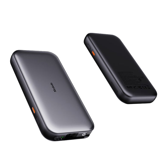 McDodo MC-5920 MetaFree ulkoinen akku, 10000mAh, 45W, PD, 2 x USB-C, harmaa