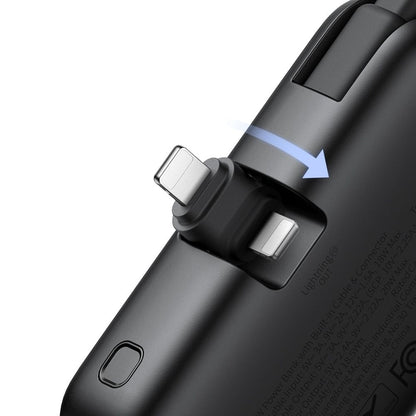 Ulkoinen akku McDodo MC-7800 Freekit, 5000mAh, 22.5W, PD, 1 x Lightning - 2 x USB-C, Musta