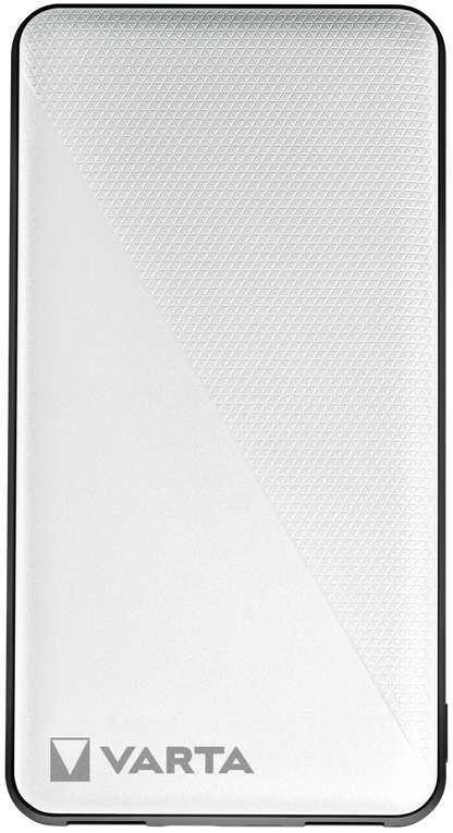 Varta Energy ulkoinen akku, 10000mAh, 15W, 2 x USB-A - 1 x USB-C, valkoinen