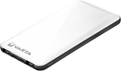 Varta Energy ulkoinen akku, 5000mAh, 15W, 2 x USB-A - 1 x USB-C, valkoinen