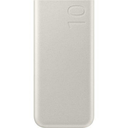Samsung Ulkoinen Akku, 10000mAh, 25W, PD, 2 x USB-C, Beige, Uudelleenpakattu EB-P3400XUEGEU