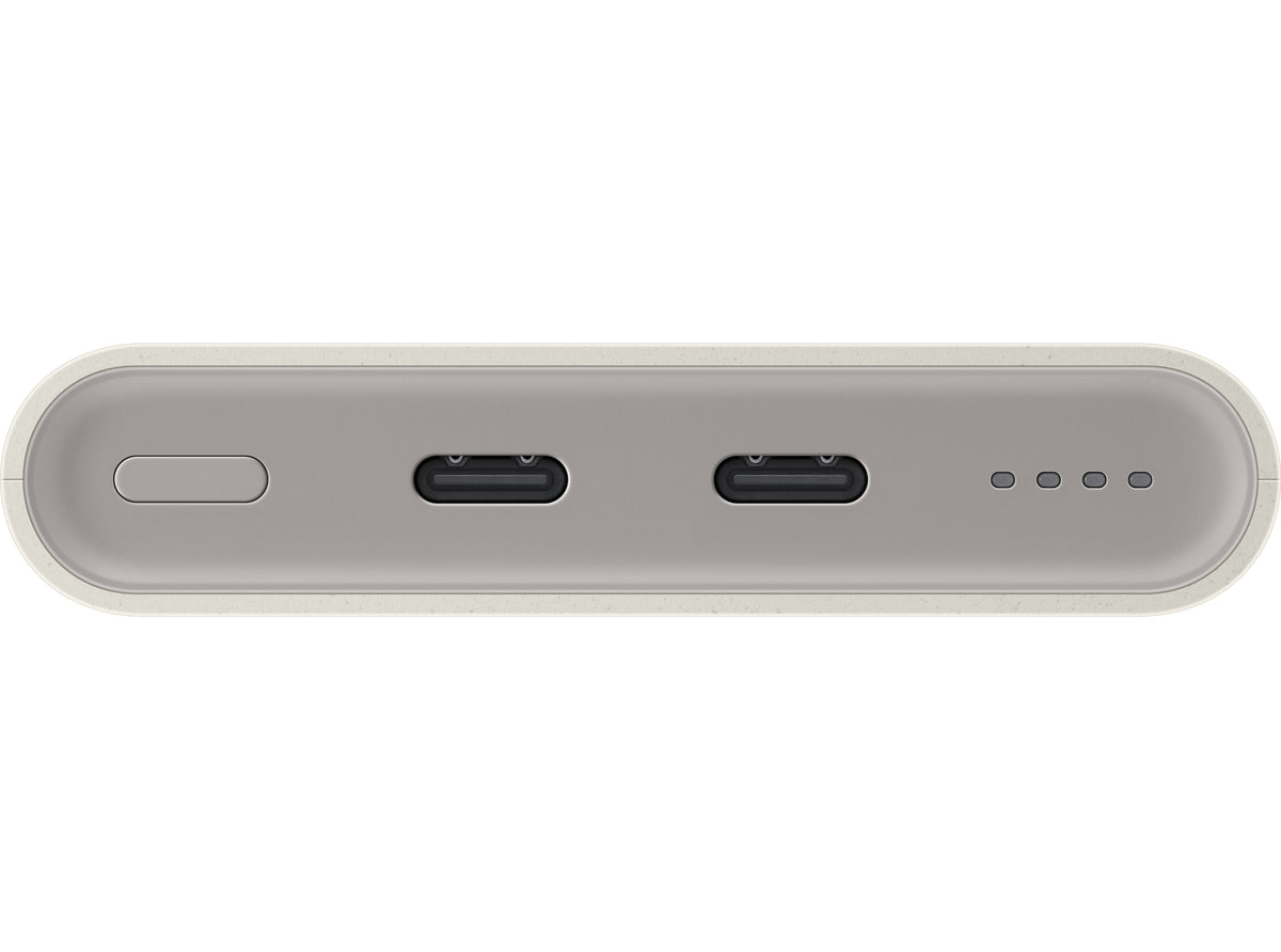 Samsung Ulkoinen Akku, 10000mAh, 25W, PD, 2 x USB-C, Beige, Uudelleenpakattu EB-P3400XUEGEU