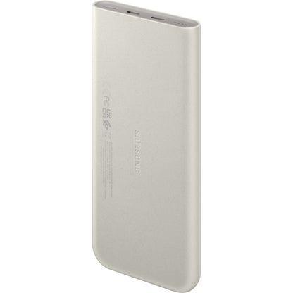 Samsung Ulkoinen Akku, 10000mAh, 25W, PD, 2 x USB-C, Beige, Uudelleenpakattu EB-P3400XUEGEU