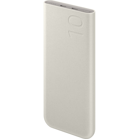 Samsung Ulkoinen Akku, 10000mAh, 25W, PD, 2 x USB-C, Beige, Uudelleenpakattu EB-P3400XUEGEU