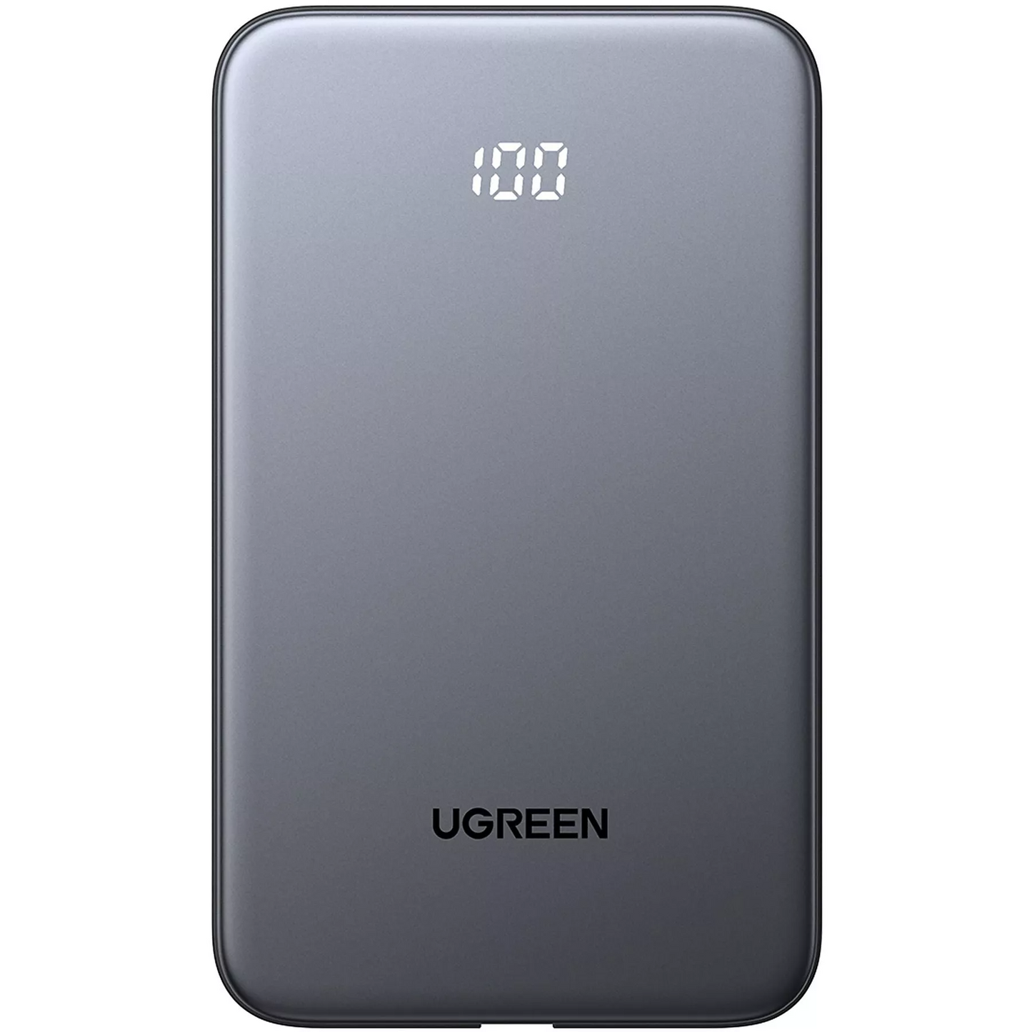 UGREEN PB526 (75161B) ulkoinen akku, 10000mAh, 20W, QC + PD, 1 x USB-A - 2 x USB-C, harmaa
