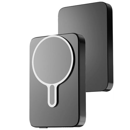 Langaton Ulkoinen Akku 3MK MagSnap Go, 10000mAh, 20W, PD + FQI, 1 x QI - 1 x USB-C, Harmaa