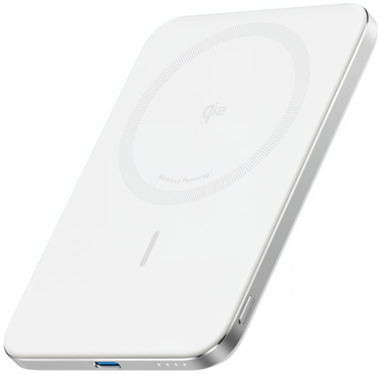 Anker Nano langaton ulkoinen akku, 5000mAh, 20W, PD + FQI, 1 x QI - 1 x USB-C, Valkoinen A1665H21