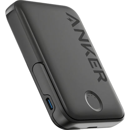 Anker 322 MagGo Wireless External Battery, 5000mAh, 12W, 1 x QI - 1 x USB-C, Black A1618G11 