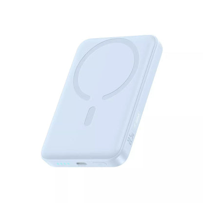 Langaton ulkoinen akku Baseus EnerFill FM11 Ultra-Mini, 10000mAh, 22,5W, PD + FQI, 1 x QI - 1 x USB-C, Sininen P1008210E313-00