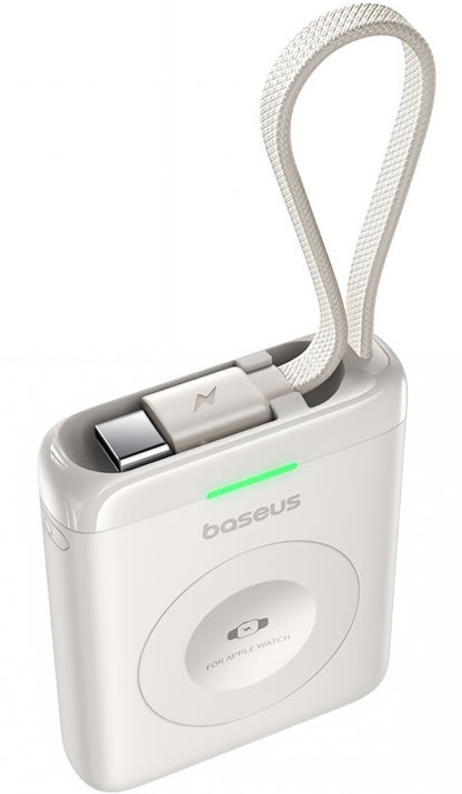 Langaton ulkoinen akku Baseus EnerFill FW11, 1640mAh, 5W, 1 x QI, Valkoinen E0205302