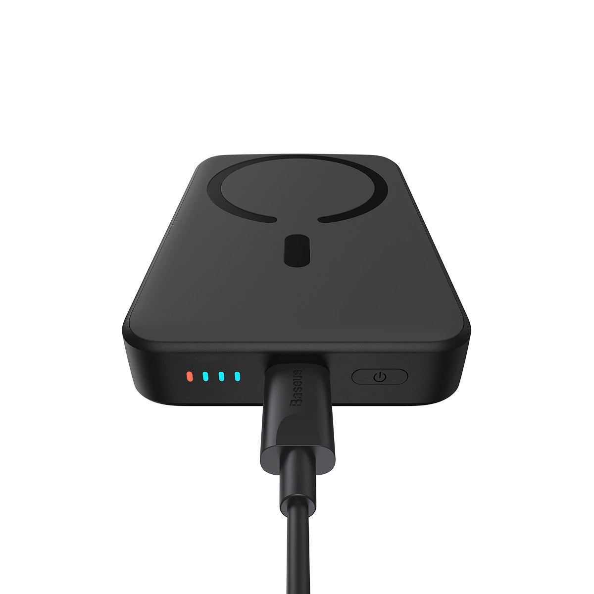 Langaton Baseus Magnetic Mini -ulkoinen akku, 10000mAh, 20W, PD + FQI, 1 x QI - 1 x USB-C, musta PPCX070001