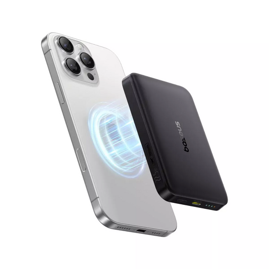 Baseus Enerfill FM12 langaton ulkoinen akku, 10000mAh, 22.5W, PD + FQI, 1 x QI - 1 x USB-C, Musta E0028500