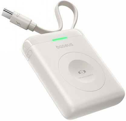 Langaton ulkoinen akku Baseus EnerFill FW11, 1640mAh, 5W, 1 x QI, Valkoinen E0205302