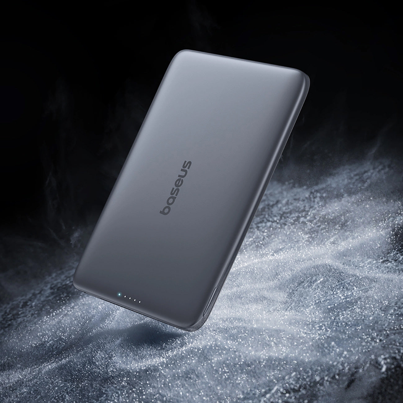 Baseus PicoGo AM41 langaton ulkoinen akku, 5000mAh, 20W, PD + FQI, 1 x QI - 1 x USB-C, harmaa P1007680C813-00
