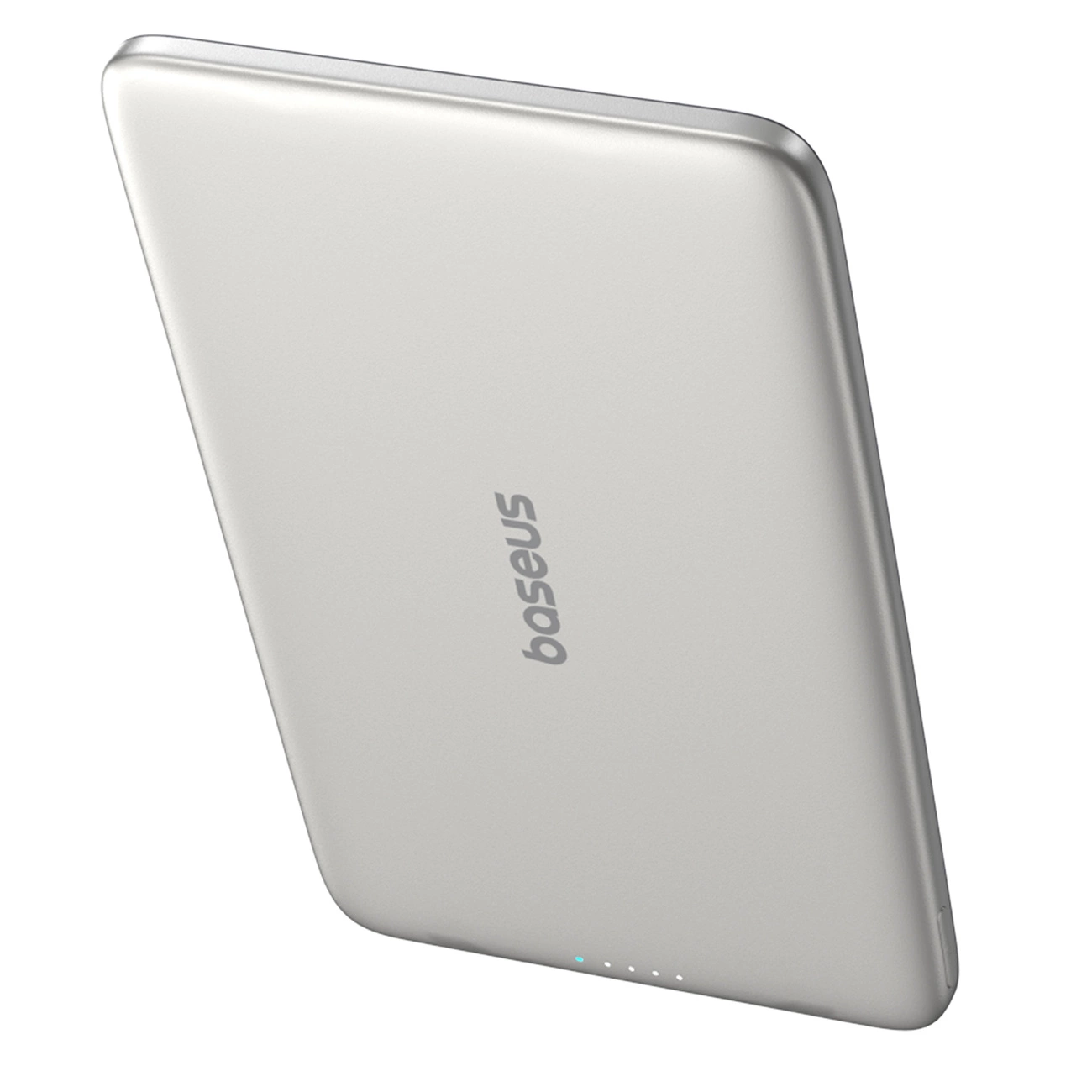Baseus PicoGo AM41 langaton ulkoinen akku, 5000mAh, 20W, PD + FQI, 1 x QI - 1 x USB-C, Beige