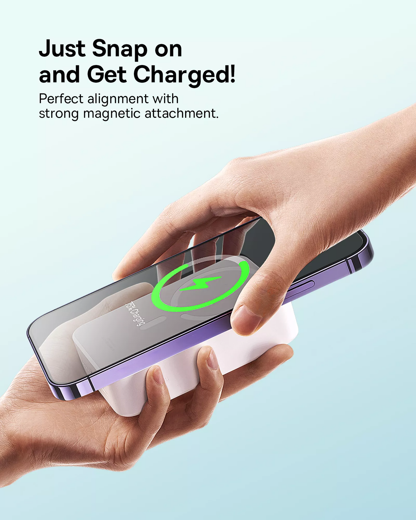 Langaton ulkoinen akku Baseus EnerFill FM41 Mini, 20000mAh, 20W, PD + FQI, 1 x QI - 1 x USB-C, Valkoinen E0027U01