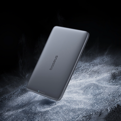 Baseus PicoGo AM41 langaton ulkoinen akku, 5000mAh, 20W, PD + FQI, 1 x QI - 1 x USB-C, Musta
