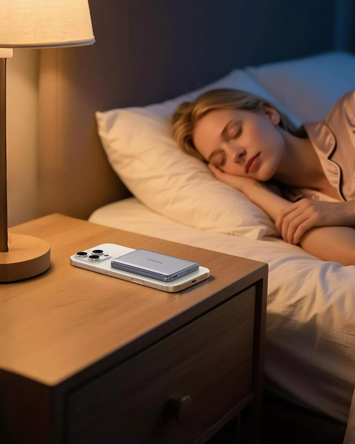 Baseus PicoGo AM41 Ulkoinen Langaton Akku, 10000mAh, 27W, PD + FQI, 1 x QI - 1 x USB-C, Harmaa E0027200