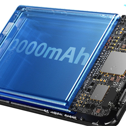 Dudao K29 Wireless External Battery, 10000mAh, 20W, PD + FQI, 1 x Lightning - 1 x QI - 1 x USB-C, Gray