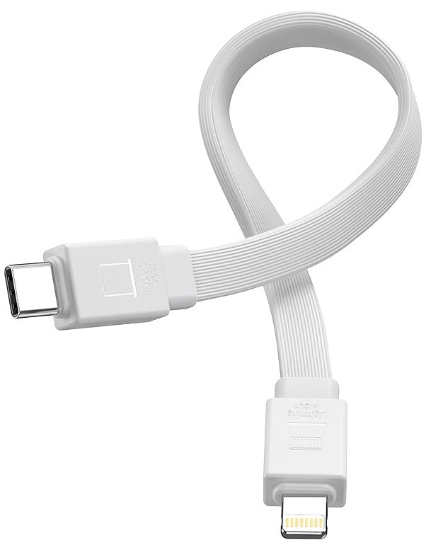 Langaton ulkoinen akku Joyroom JR-PBM01, 10000mAh, 20W, QC + PD + FQI, 1 x Lightning - 1 x QI - 1 x USB-C, Valkoinen