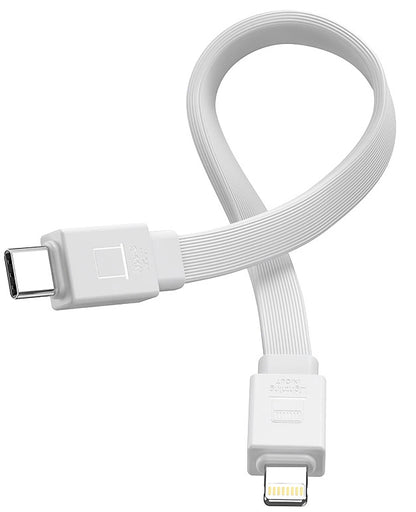Langaton ulkoinen akku Joyroom JR-PBM01, 10000mAh, 20W, QC + PD + FQI, 1 x Lightning - 1 x QI - 1 x USB-C, Valkoinen