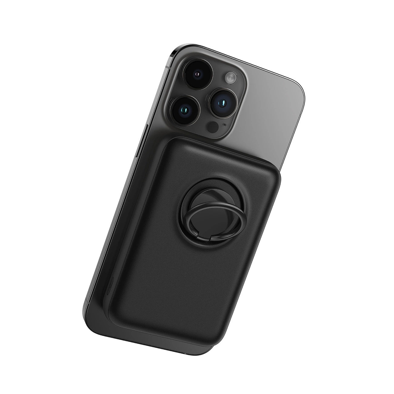 Langaton ulkoinen akku Joyroom JR-W050, 10000mAh, 20W, QC + PD + FQI, 1 x QI - 1 x USB-A - 1 x USB-C, Musta