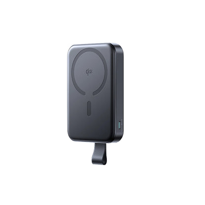 Ulkoinen langaton akku Joyroom JR-PBM11, 10000mAh, 22.5W, QC + PD + FQI, 1 x QI - 1 x USB-A - 1 x USB-C, Musta