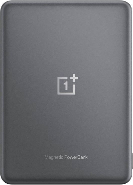 OnePlus Slim Magnetic langaton ulkoinen akku, 5000mAh, 10W, FQI, 1 x USB-C, Harmaa 5411100015