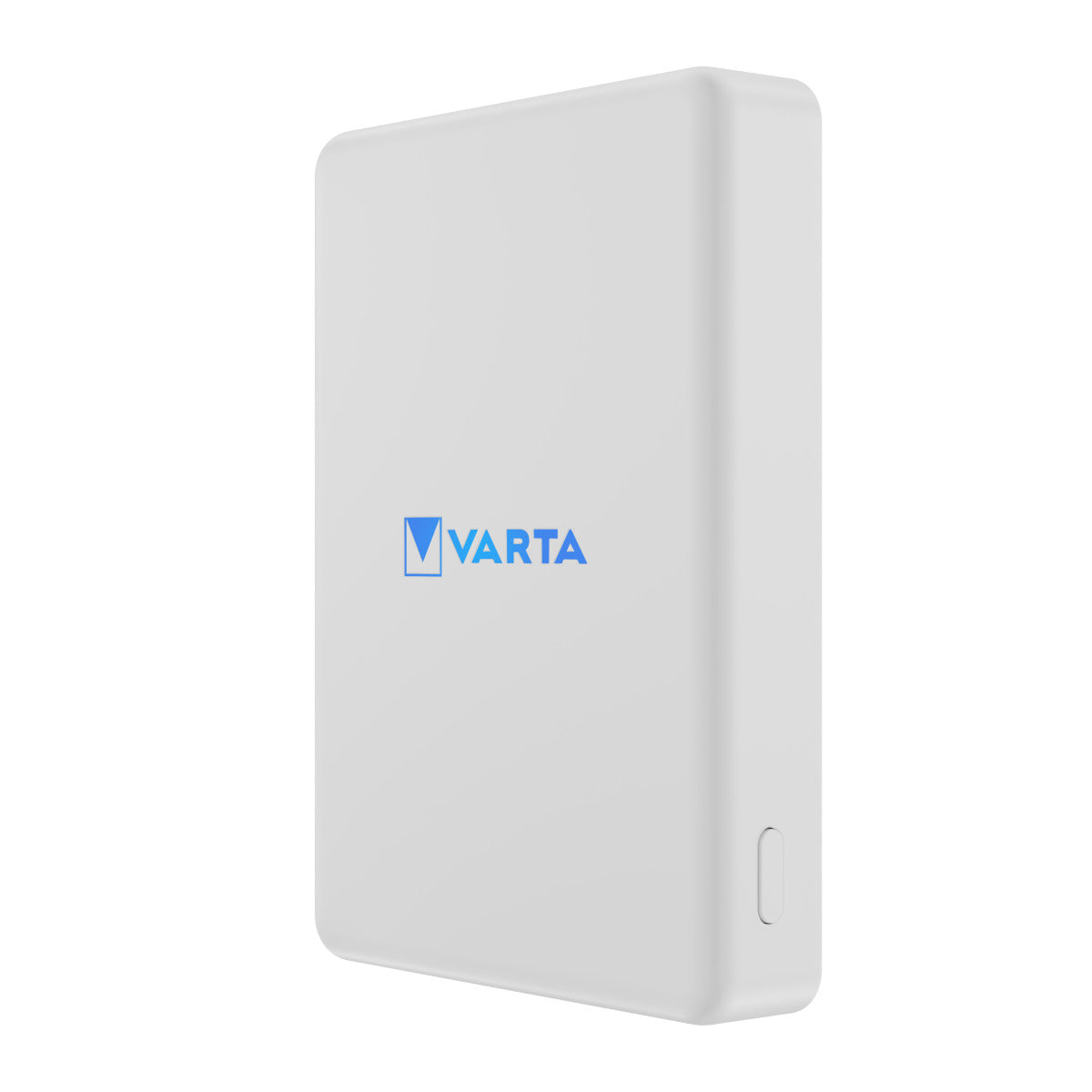 Varta Mag Pro langaton ulkoinen akku, 5000mAh, 12W, 1 x QI - 1 x USB-C, Valkoinen
