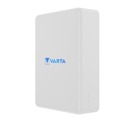 Varta Mag Pro langaton ulkoinen akku, 10000mAh, 20W, 1 x QI - 2 x USB-C, Valkoinen