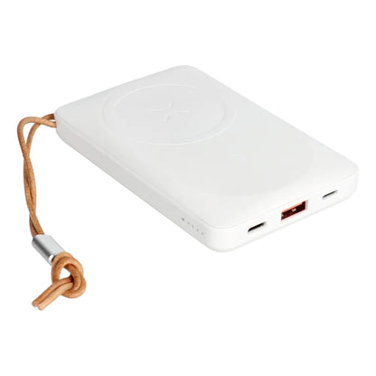 Langaton ulkoinen akku Veger VP1151 / W1151, 10000mAh, 22.5W, QC + PD + FQI, 1 x QI - 1 x USB-A - 1 x USB-C, Valkoinen