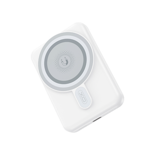 Langaton ulkoinen akku XO Design PR264, 10000mAh, 20W, PD + FQI, 1 x USB-C, Valkoinen