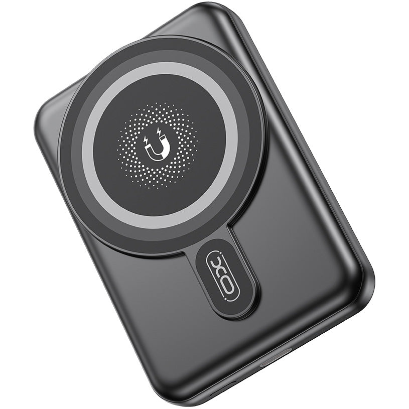 Langaton ulkoinen akku XO Design PR264, 10000mAh, 20W, PD + FQI, 1 x USB-C, Musta