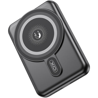 Langaton ulkoinen akku XO Design PR264, 10000mAh, 20W, PD + FQI, 1 x USB-C, Musta