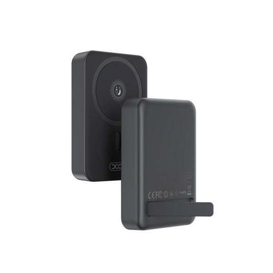 Wireless External Battery XO Design PR231, 10000mAh, 20W, PD + FQI, 1 x QI - 1 x USB-C, Black, Resealed