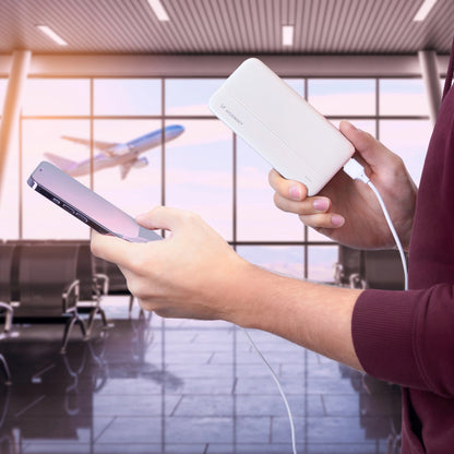 External Battery WZK WPBWE1, 10000mAh, 10W, 2 x USB-A, White