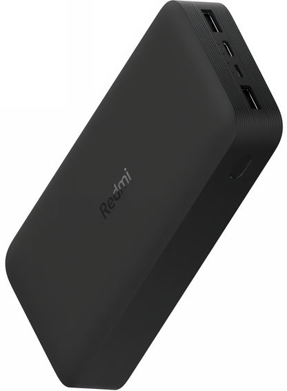 Xiaomin ulkoinen akku, 20000mAh, 18W, QC, 2 x USB-A, Musta PB200LZM