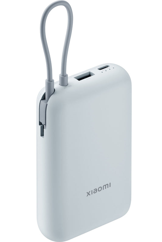 Xiaomi Pocket Edition Pro Ulkoinen Akku, 10000mAh, 33W, QC + PD, 1 x USB-A - 1 x USB-C, Sininen BHR9073GL