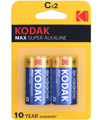Kodak Max Alkaline paristo, LR14 Setti 2 kappaletta