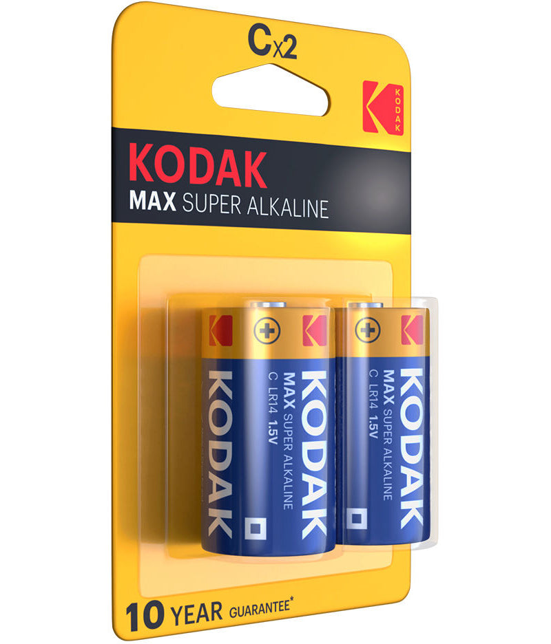 Kodak Max Alkaline paristo, LR14 Setti 2 kappaletta