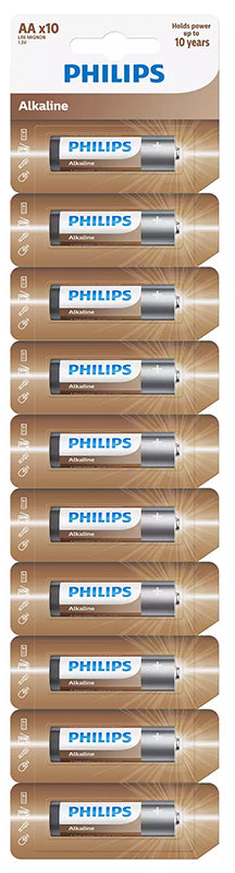 Philips-paristo, AA / LR6, 10 kappaleen setti
