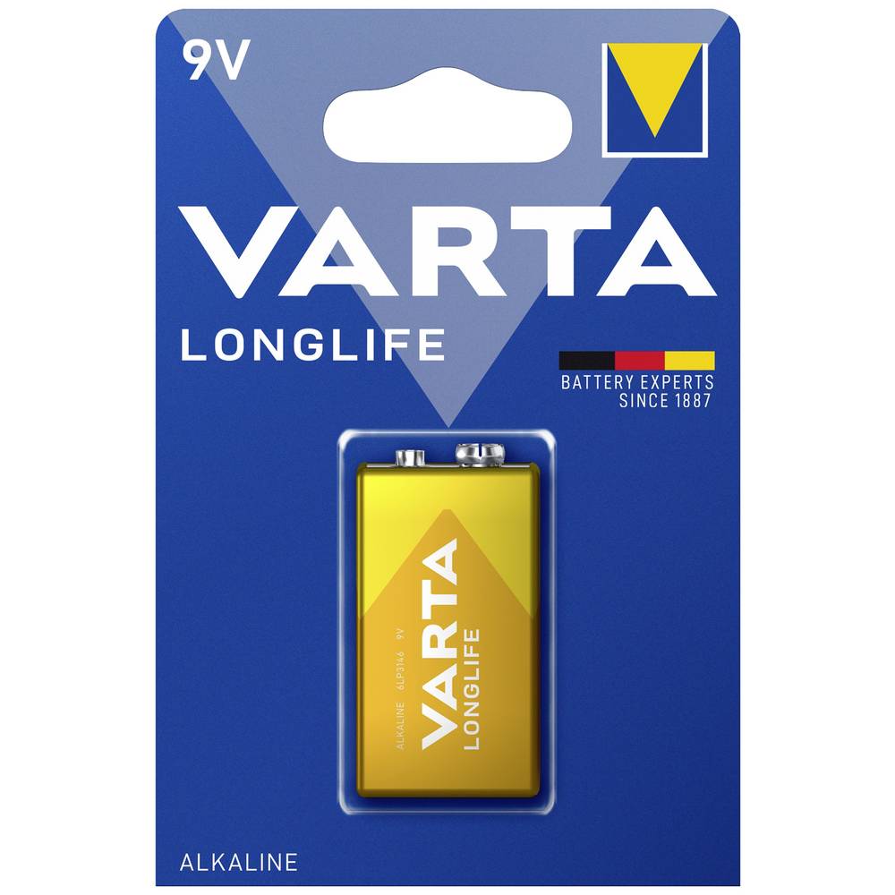 Varta Longlife -paristo, 6LR61 (9V)