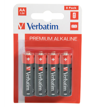 Verbatim Premium Paristo, AA / LR6, Setti 8 kappaletta 49503