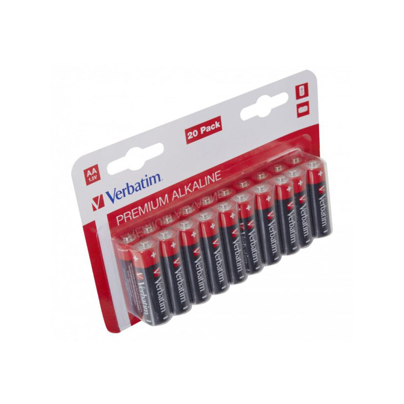 Verbatim Premium -paristo, AA / LR6, 20 kappaleen setti 49877